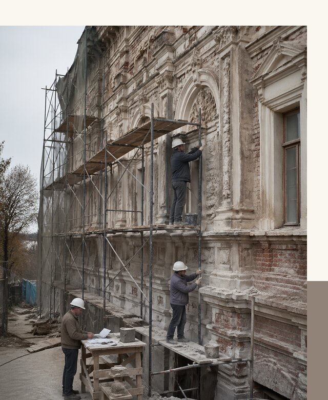 Реставрация объектов культурного наследия под ключ в Ялуторовске