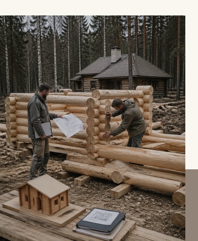 Проектирование и строительство домов из бревна в Ялуторовске